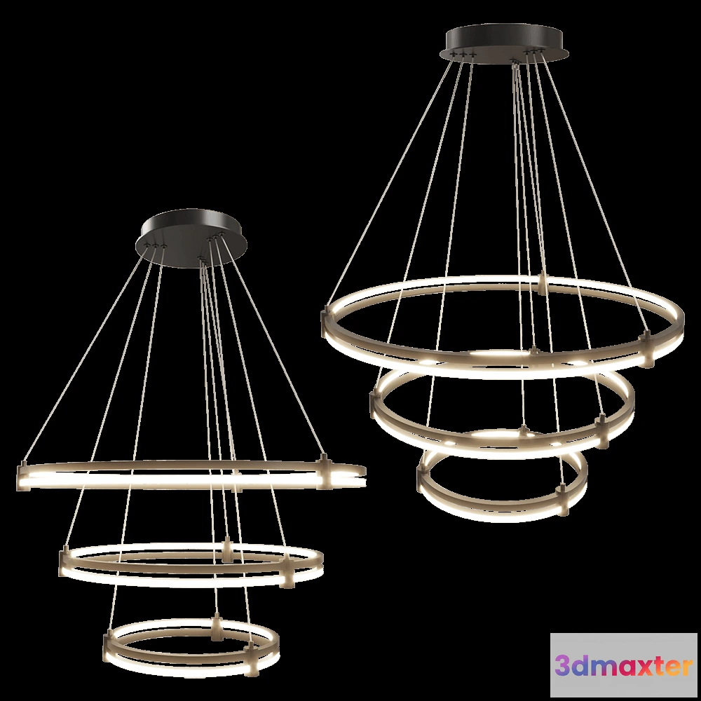 1652272 - Stilfort - Pendant lamp Tooring 4006-02-03P 3D Max