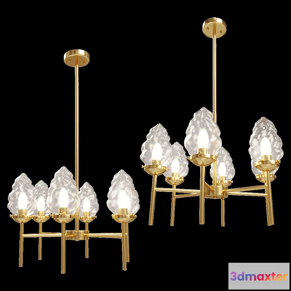 1652316 - Stilfort - Chandelier Cream 2152-05-06P 3D Max