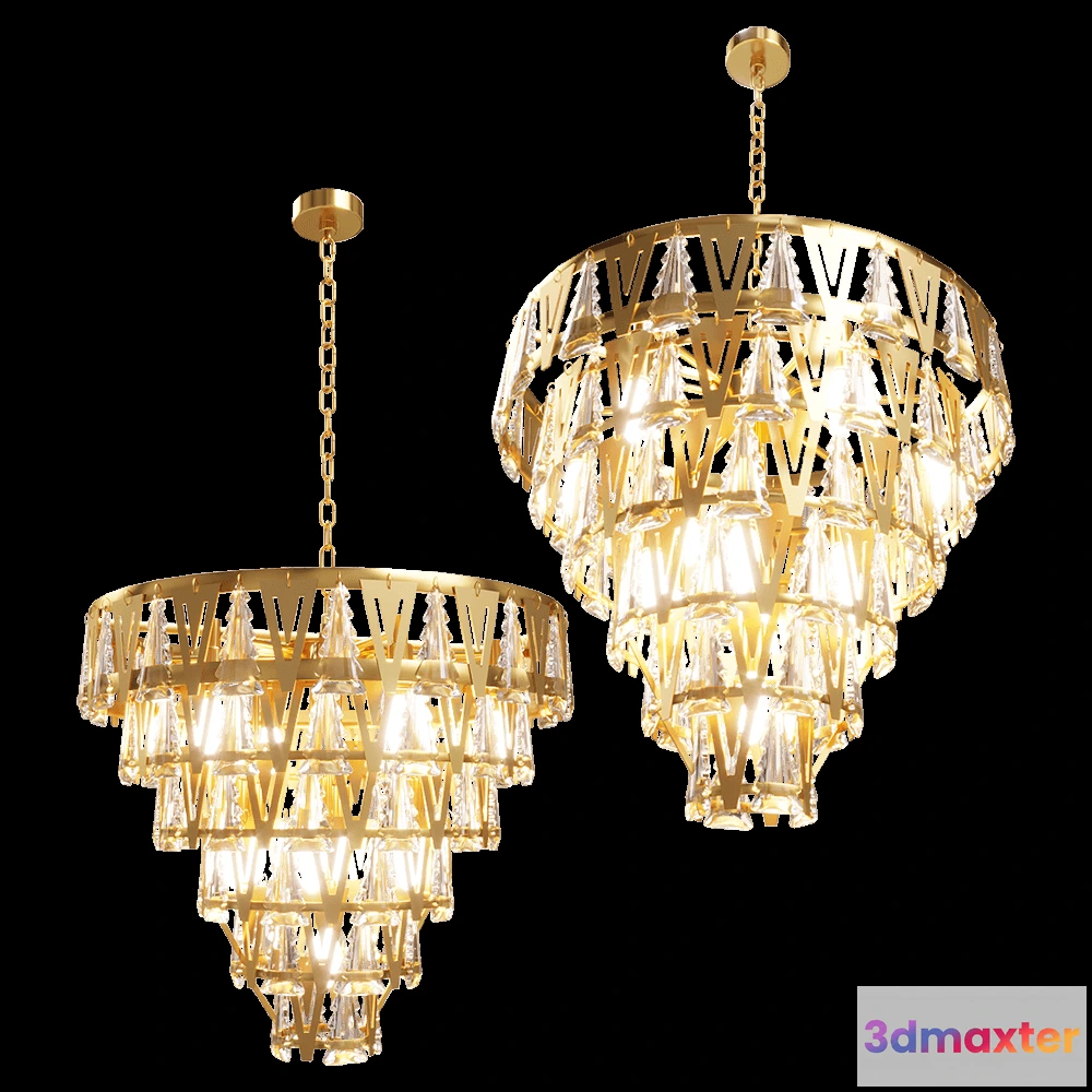 1652330 - Stilfort - Chandelier Vaviani 2148.05.13P 3D Max