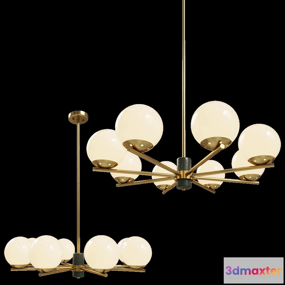 1652340 - Stilfort - Chandelier Sharo 2150.05.08P 3D Max