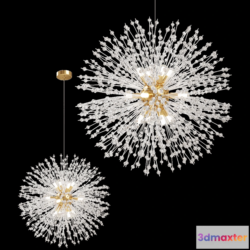 1652358 - Stilfort - Chandelier Salut 2123.03.12P 3D Max