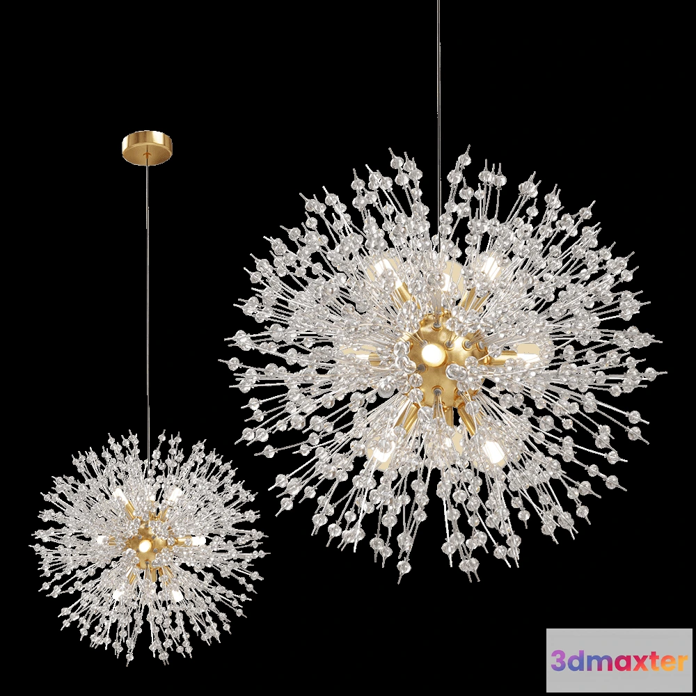 1652360 - Stilfort - Chandelier Salut 2123.03.09P 3D Max