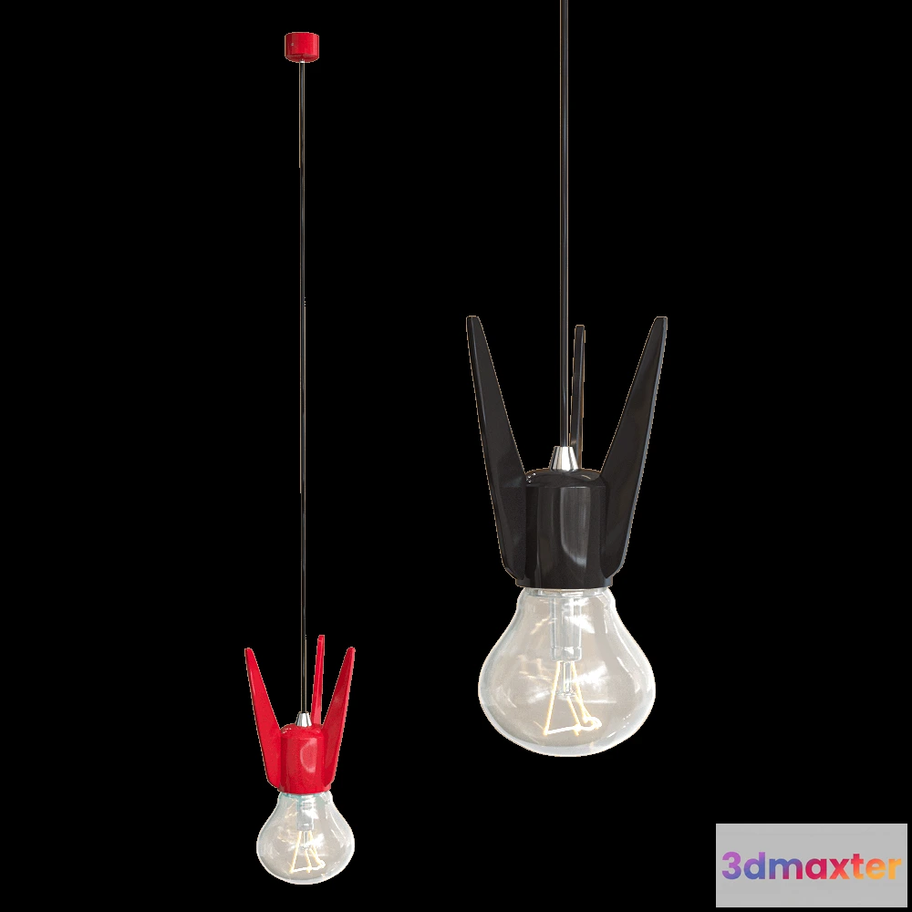1652504 - Studio beam - Pendant lamp Edison’s rocket 3D Max