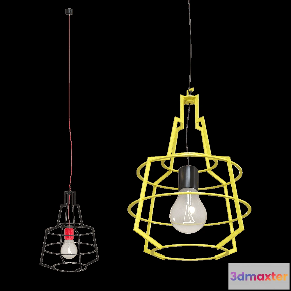 1652518 - Studio beam - Pendant lamp Rufus 3D Max