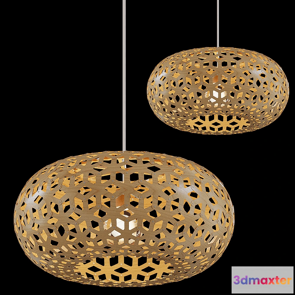 1652522 - Stylux - Pendant lamp Snowflake 3D Max