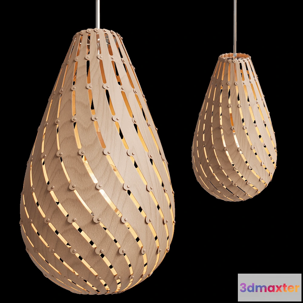 1652548 - Stylux - Pendant lamp DROP 3D Max