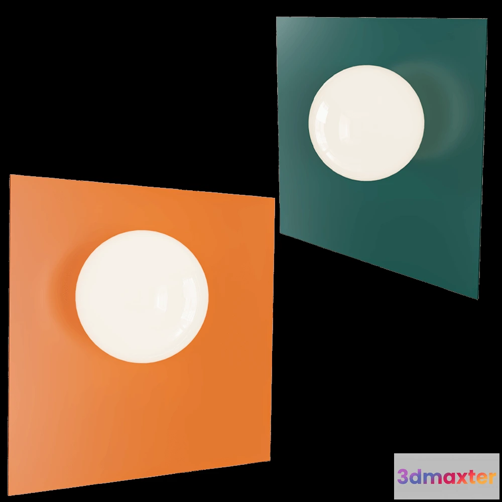 1652642 - SWEDISH NINJA - Wall & ceiling lamp CANDY BIG SQUARE 3D Max