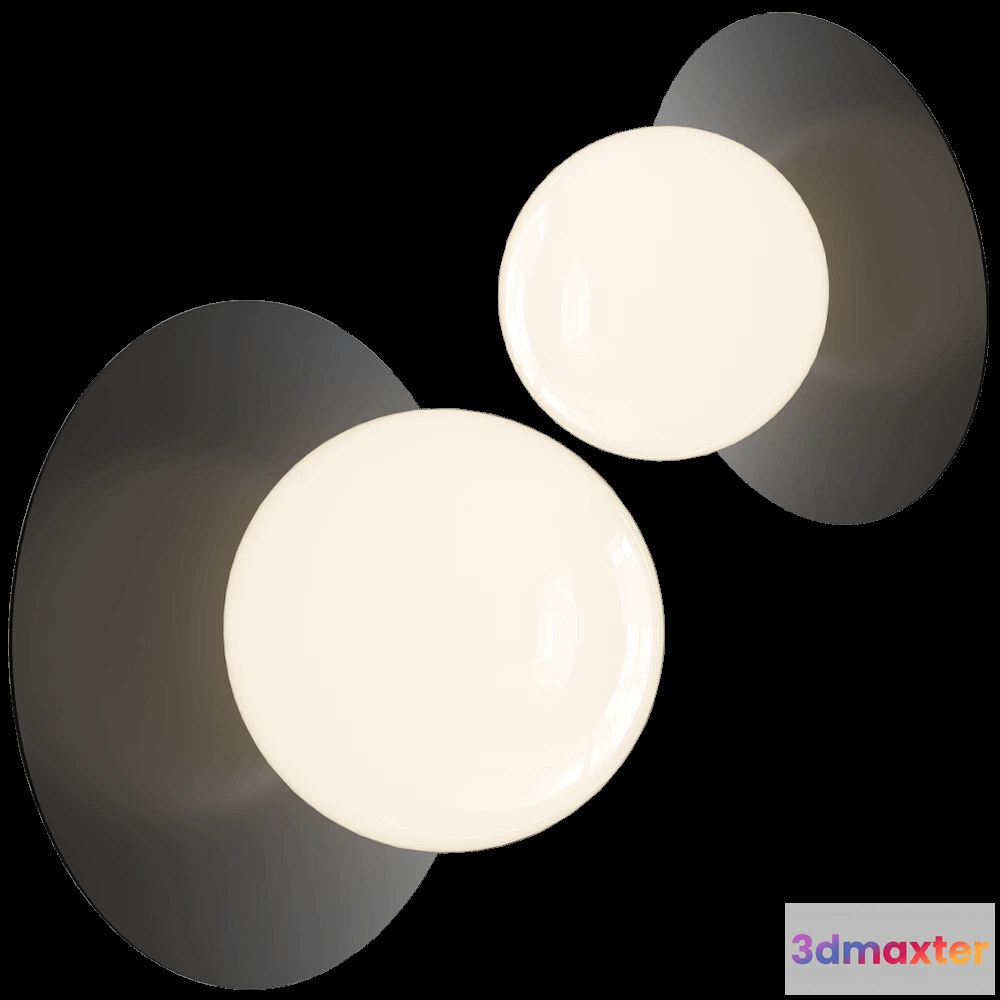 1652644 - SWEDISH NINJA - Wall & Ceiling lamp CANDY BIG CIRCLE 360 L 3D Max