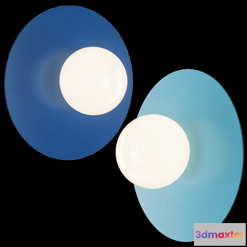 1652646 - SWEDISH NINJA - Wall & Ceiling lamp CANDY BIG CIRCLE 360 S 3D Max