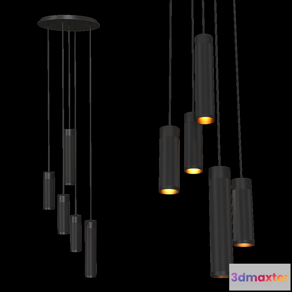 1652698 - Thorup Copenhagen - Pendant lamp Cluster Large 3D Max