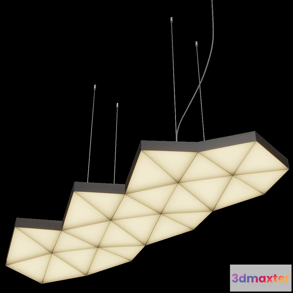 1652706 - Tokio. - Pendant lamp Tri light 26 3D Max