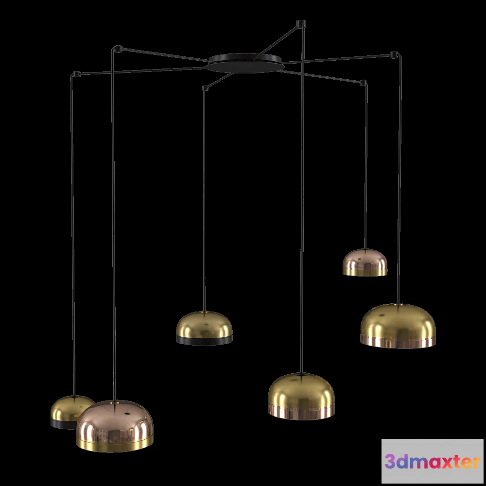 1652748 - TOOY  - Ceiling lamp Molly 556.26 3D Max