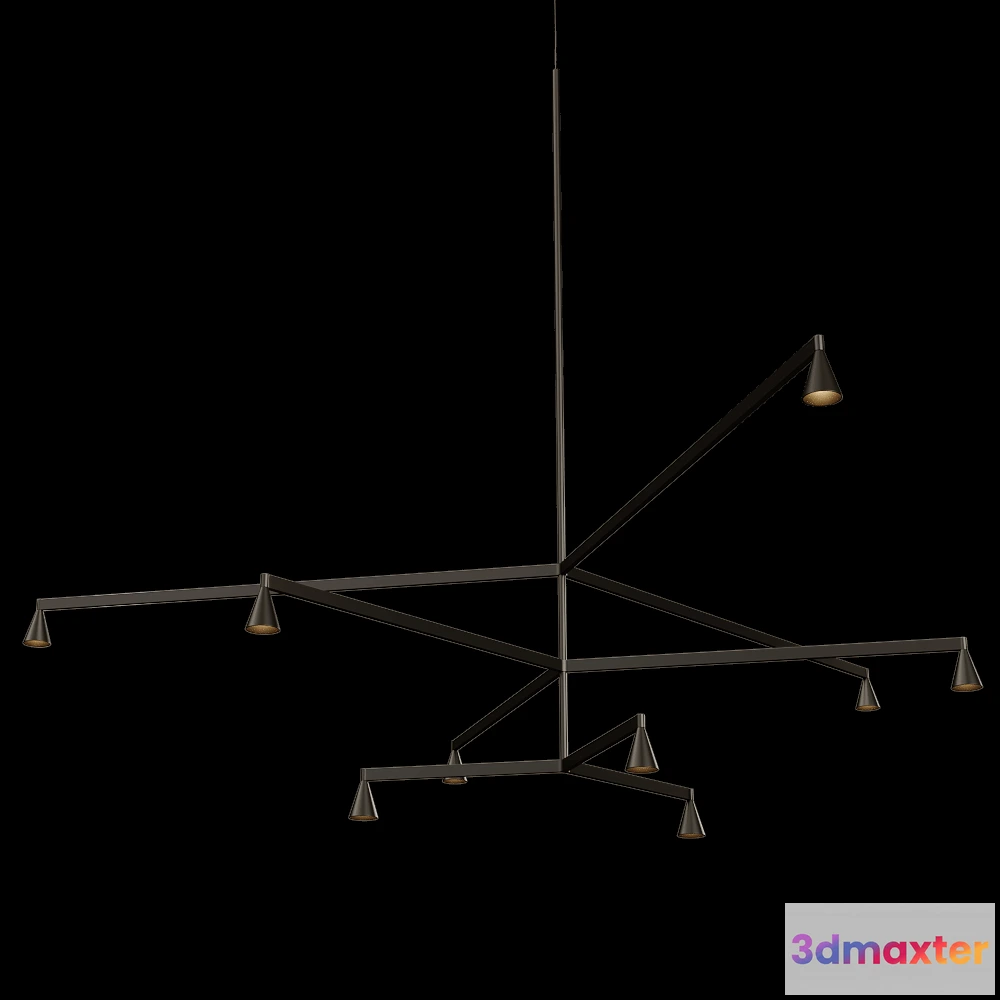 1652802 - Trizo21 - Penadnt lamp Austere-Chandelier 3Y 3D Max