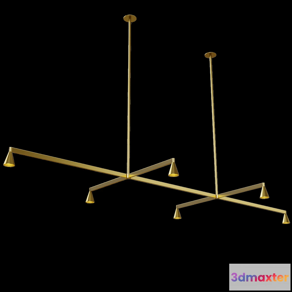 1652808 - Trizo21 - Penadnat lamp Austere-Suspension 1+ 3D Max