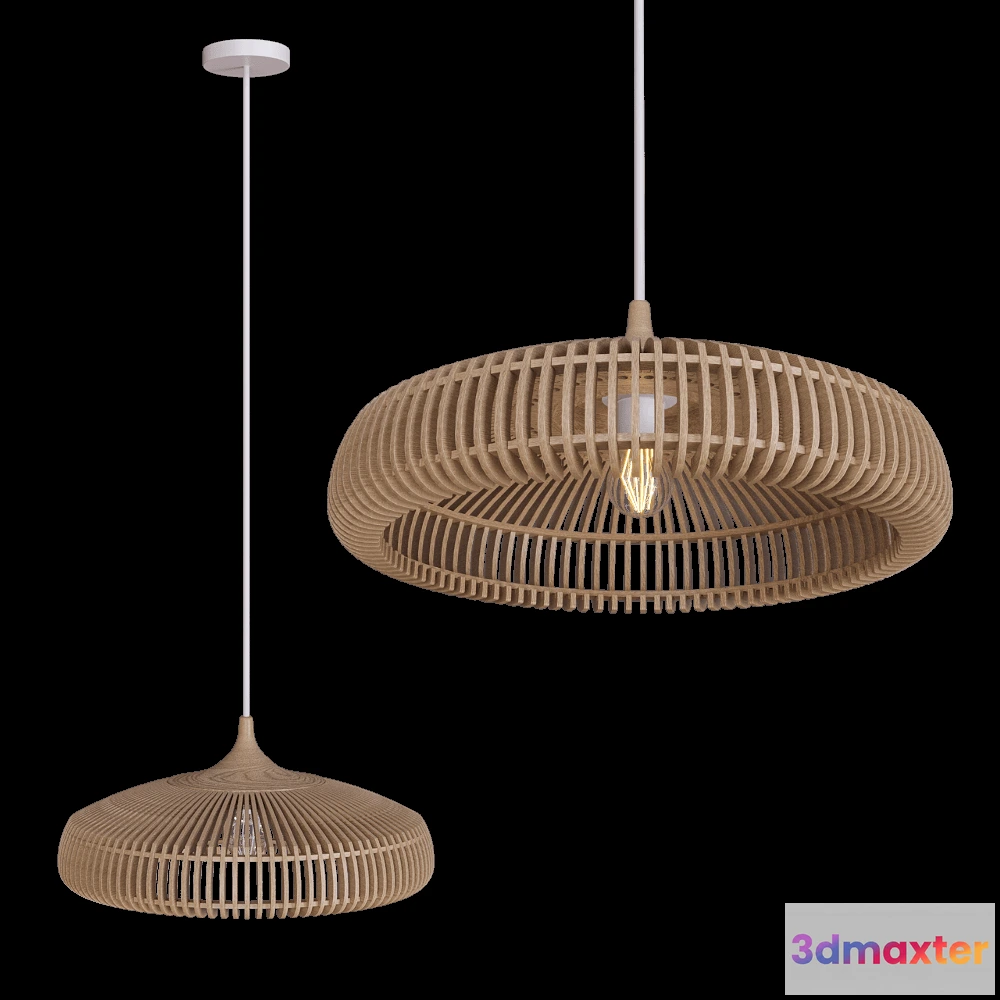 1652856 - UMAGE - Pendant lamp Clava Dine Wood 3D Max