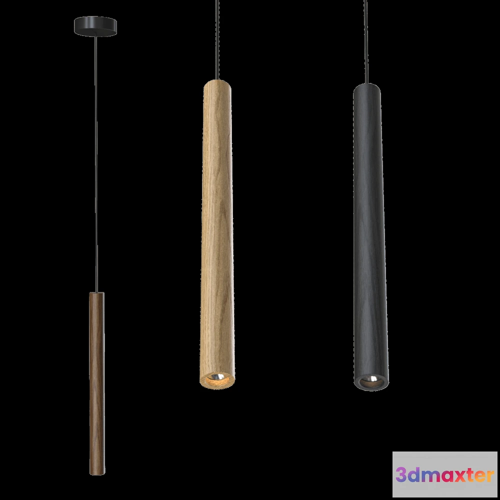 1652874 - UMAGE - Pendant lamp Chimes tall 3D Max