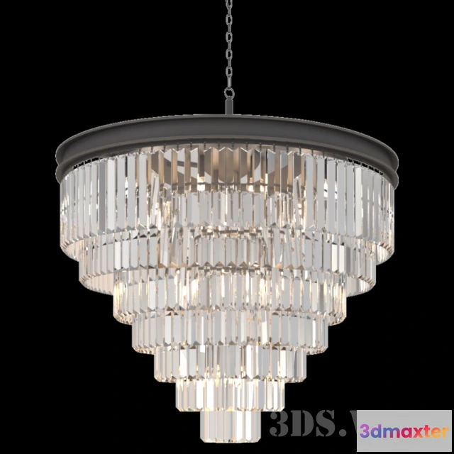 1652942 - lighting - Newport light 31118S black+gold 3D Max