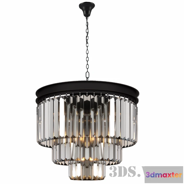 1652948 - lighting - Newport light 31106S black+gold 3D Max