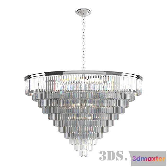 1652962 - lighting - Newport light 31143S nickel 3D Max