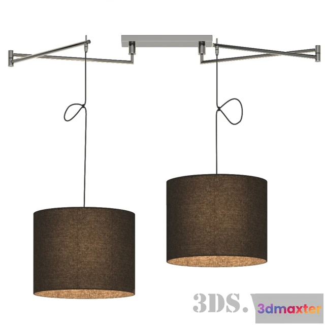 1652976 - lighting - Newport light 14302S black 3D Max