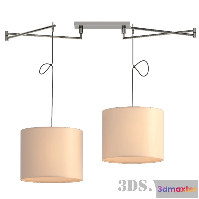 1652986 - lighting - Newport light 14302S white 3D Max