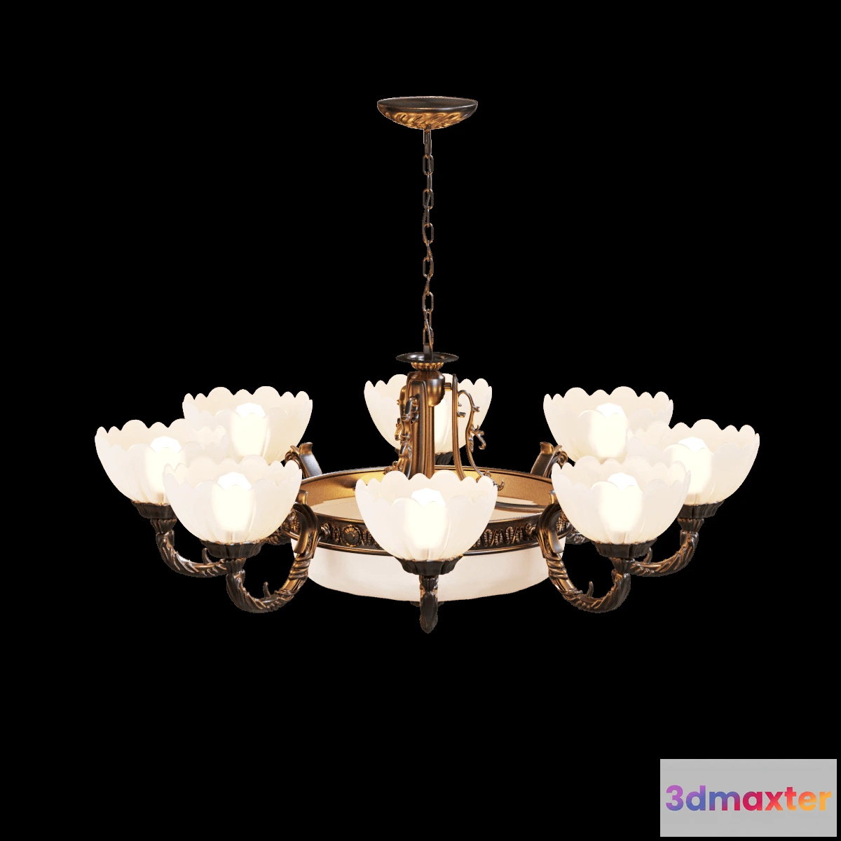1653136 - lighting - Pendant lamp Eurosvet 60518 3D Max