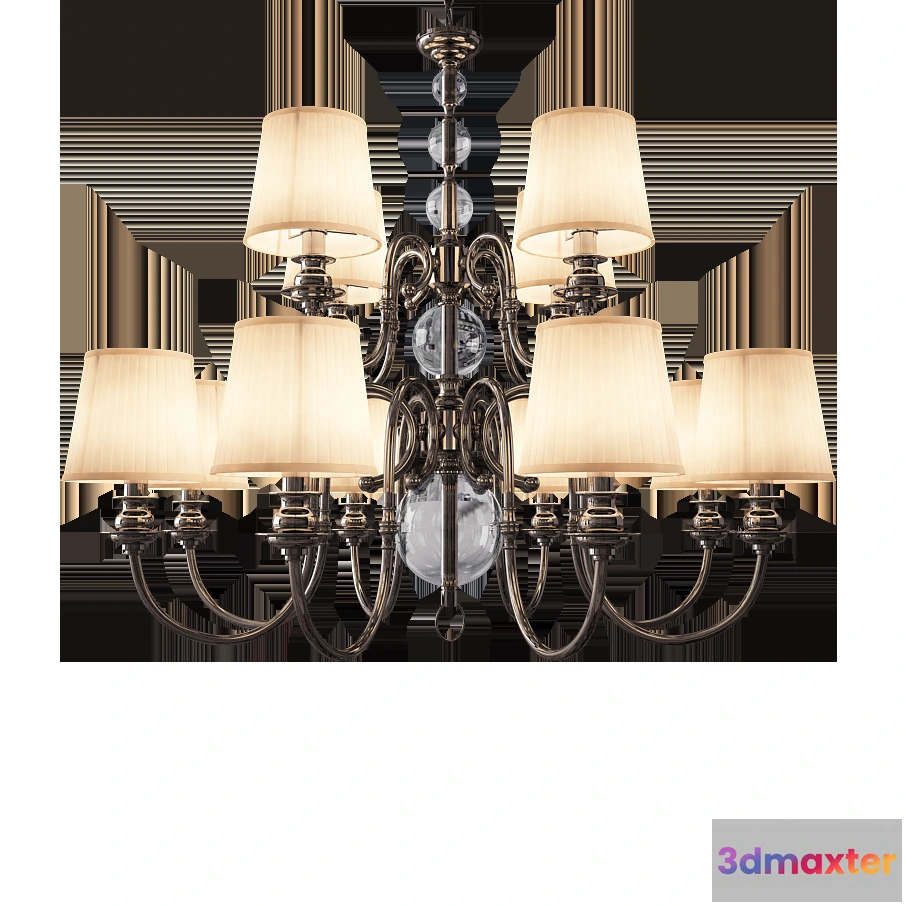 1653152 - lighting - Pendant light Newport 3112C 3D Max