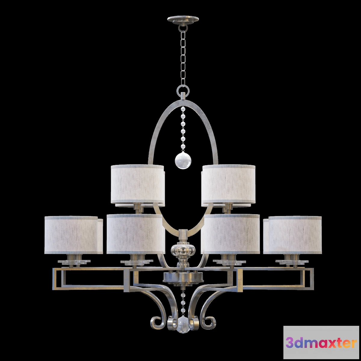 1653170 - lighting - Chandelier Charleston 3D Max