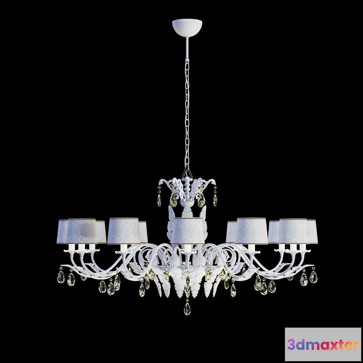 1653210 - lighting - Chandelier Masiero Acantia 3D Max