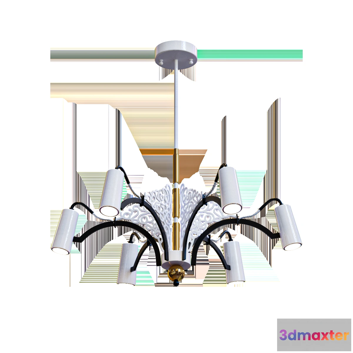 1653234 - lighting - Chandelier Favourite 2301-6P 3D Max