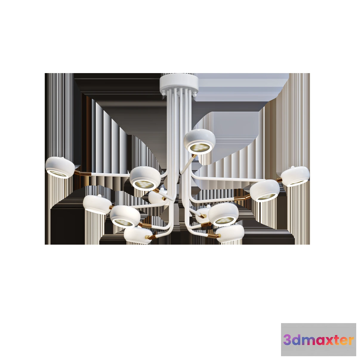 1653246 - lighting - Chandelier Favourite 1748-12U 3D Max