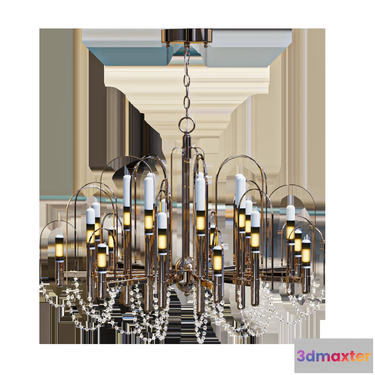 1653254 - lighting - Chandelier Favourite 2308-21P 3D Max