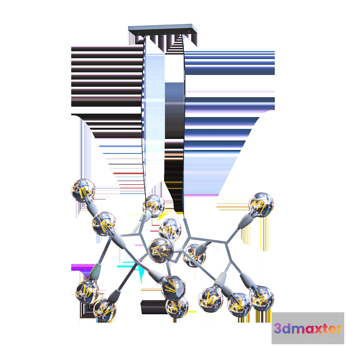 1653272 - lighting - Chandelier Favourite Electron 15 3D Max