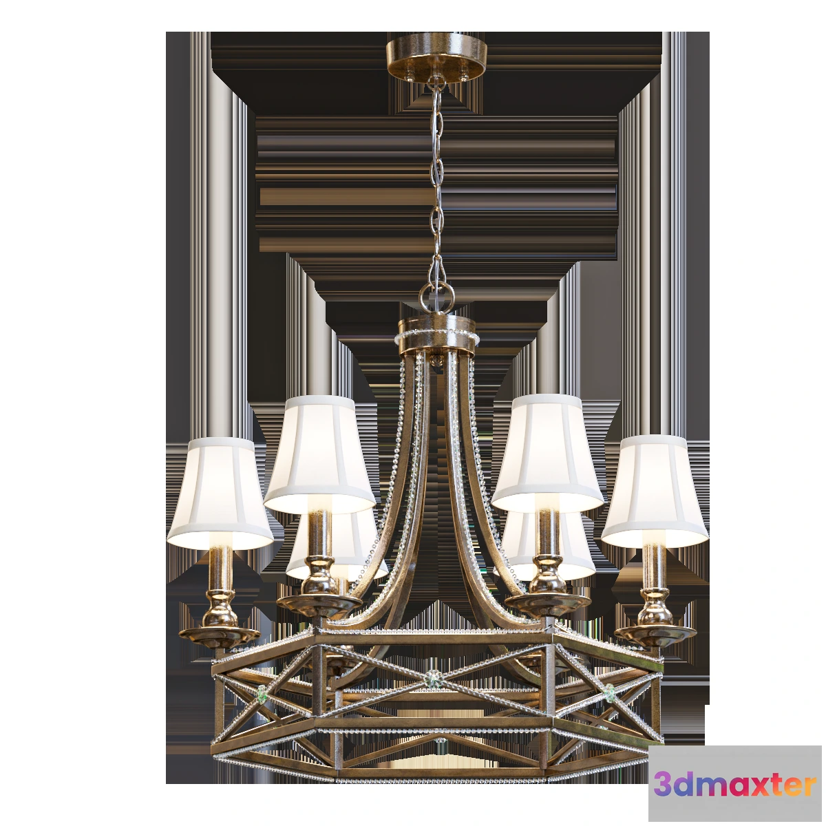 1653288 - lighting - Chandelier Favourite 1921-6P 3D Max