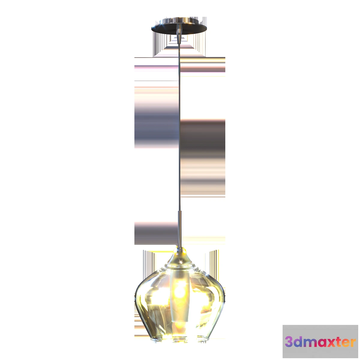 1653304 - lighting - Glass pendant lamp 3D Max
