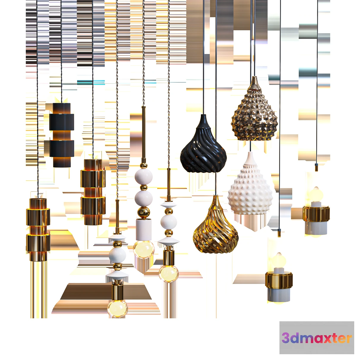 1653308 - lighting - Pendant lights 3D Max