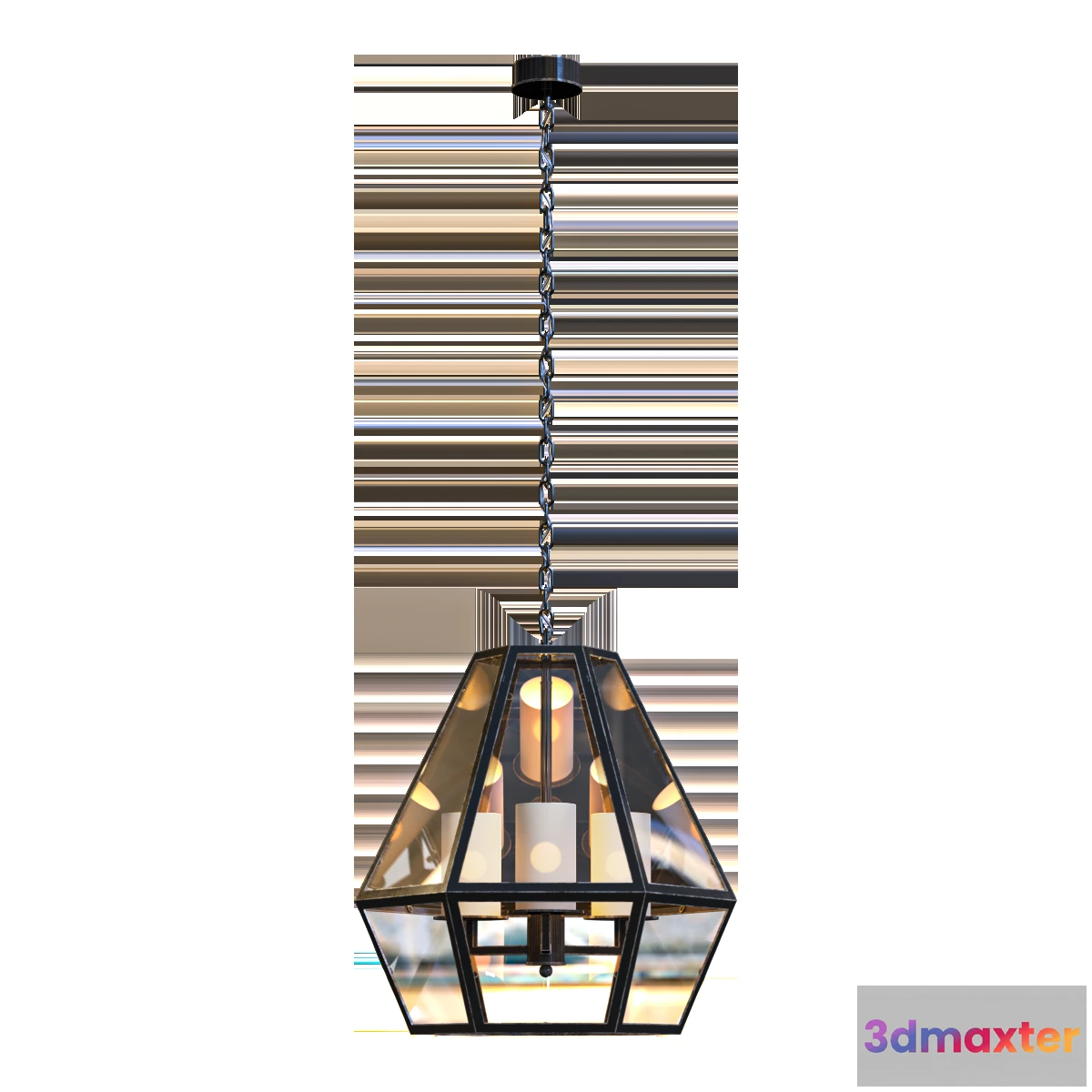 1653322 - lighting - Arn chandelier CH101-3-ABG 3D Max