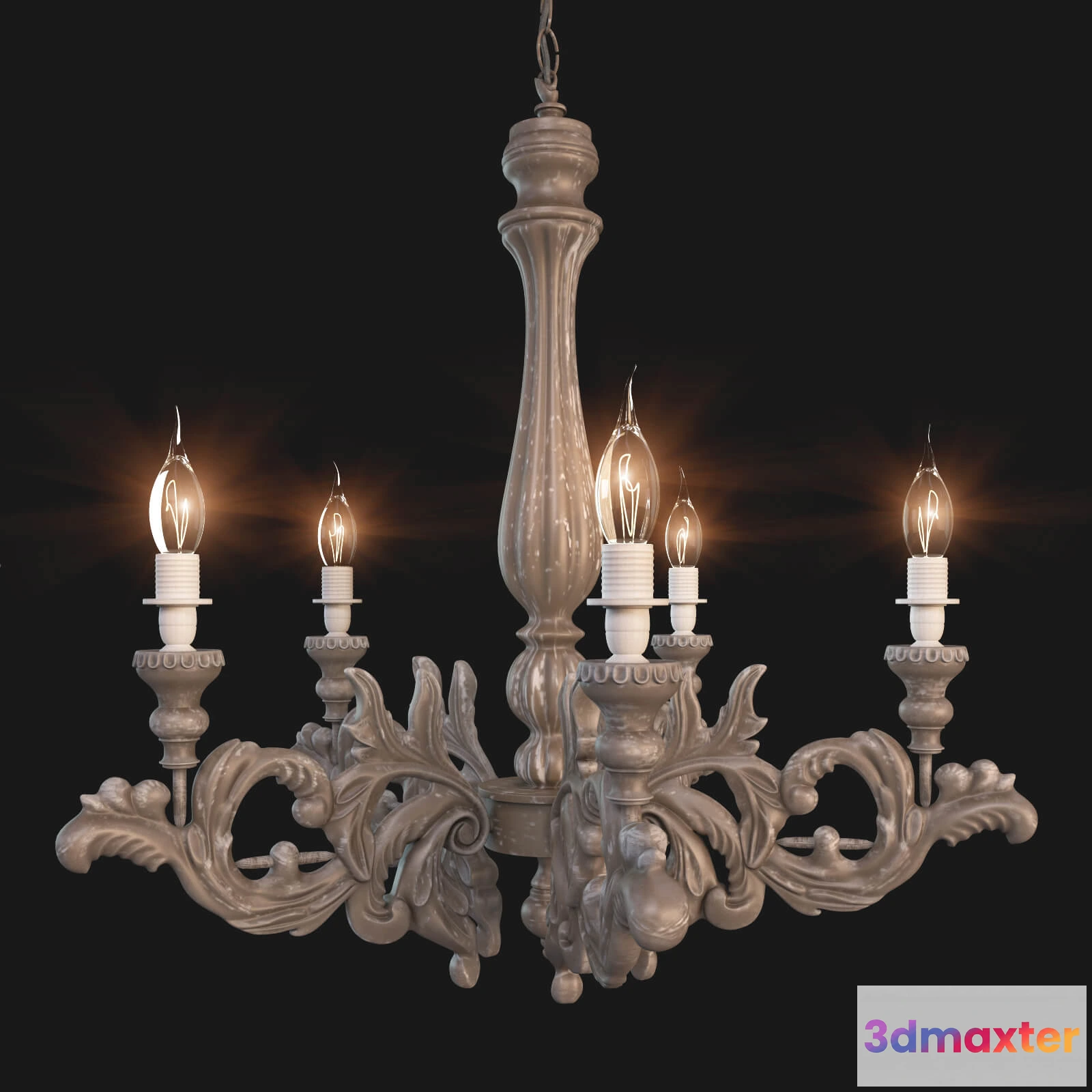 1653374 - lighting - Chandelier CH091C-4 3D Max