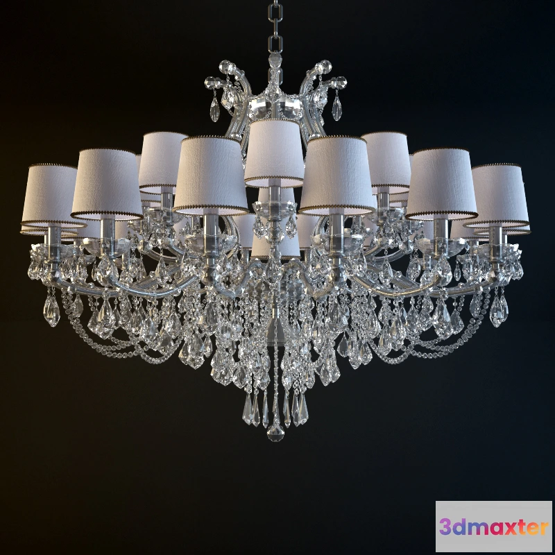 1653416 - lighting - Chandelier CH091C-2 3D Max