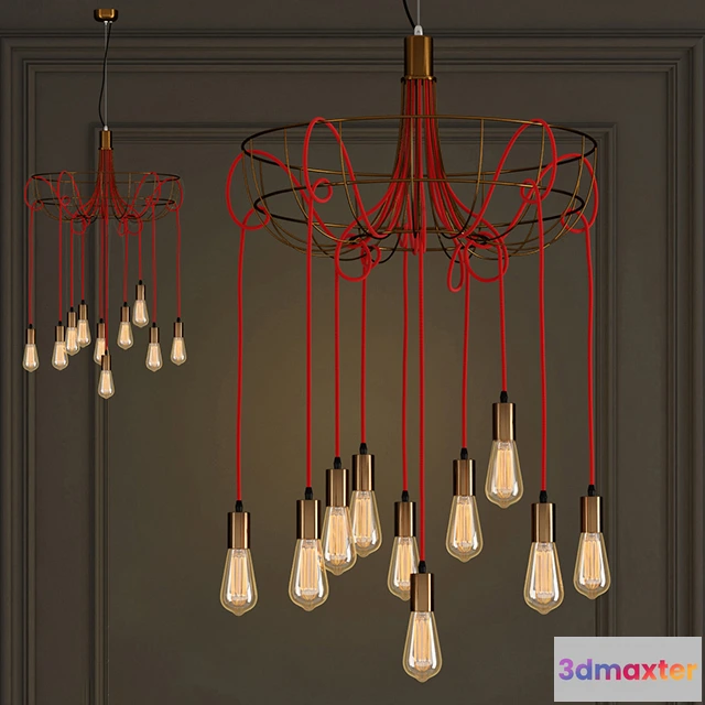 1653428 - lighting - Chandelier Blood Wire 10 3D Max