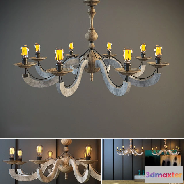 1653430 - lighting - SVOYA classic chandelier 03 3D Max