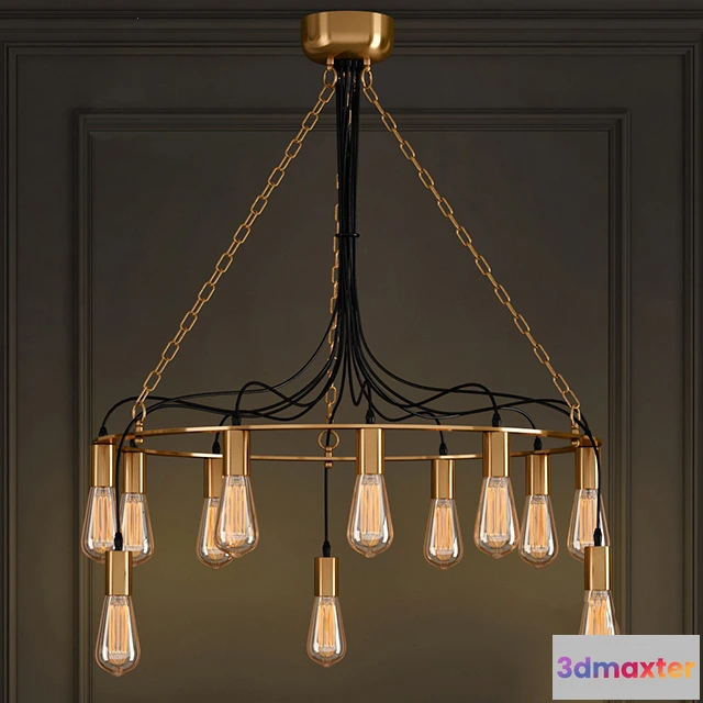 1653434 - lighting - Chandelier Blood Wire 12 3D Max
