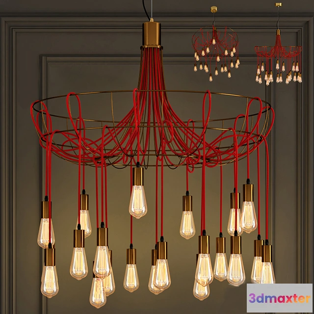 1653452 - lighting - Chandelier Blood Wire 21 3D Max