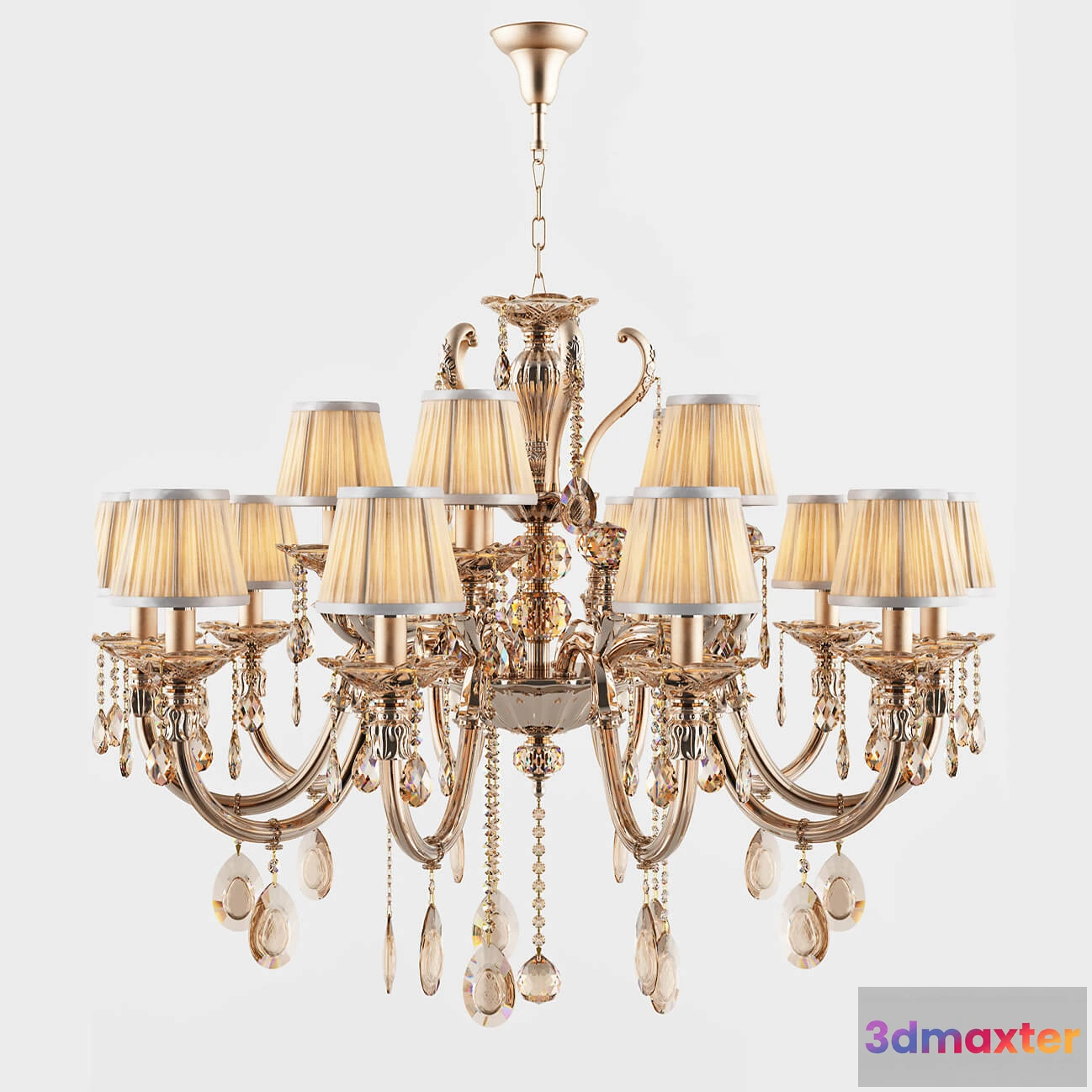 1653460 - lighting - Chandelier Osgona Sintesi 07 3D Max