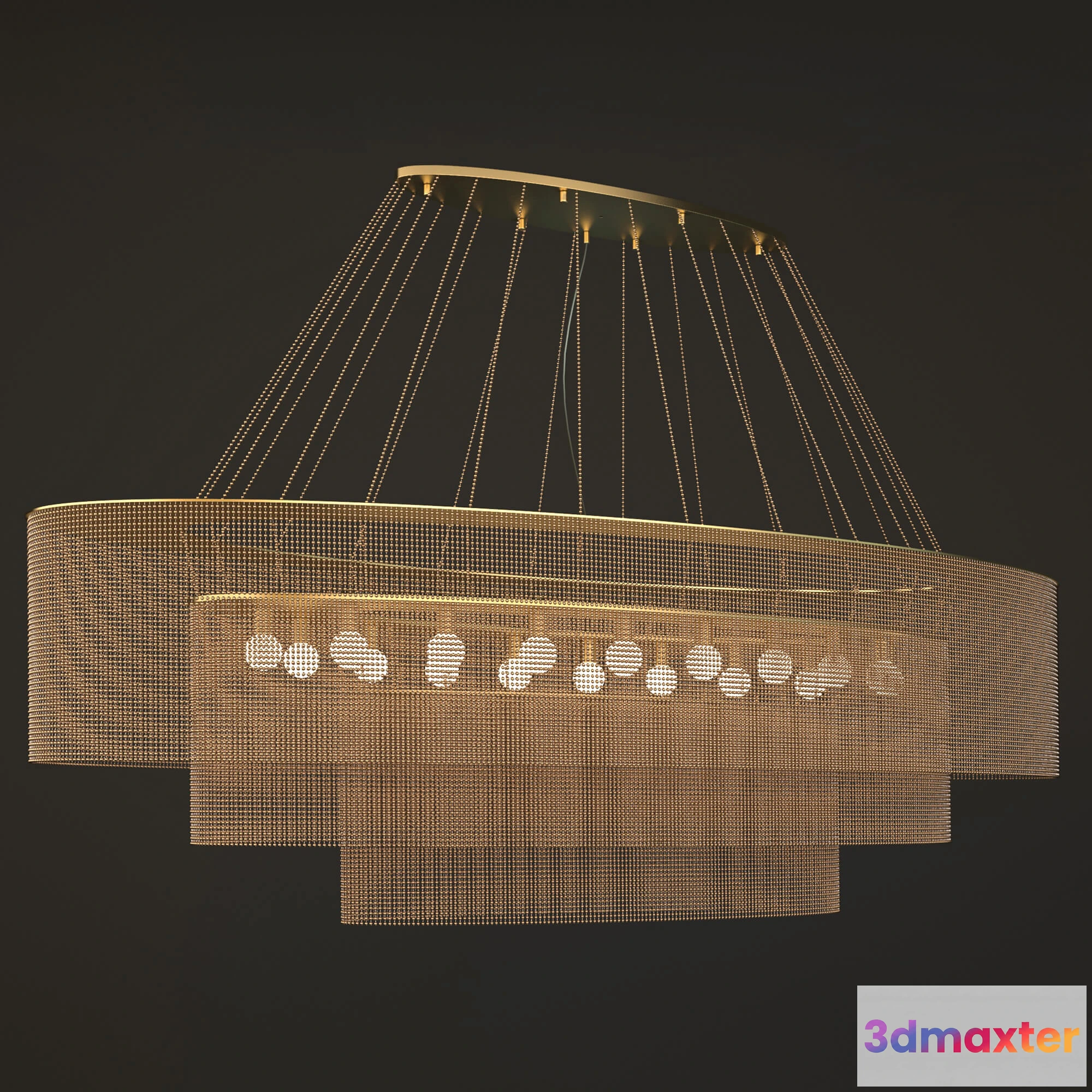1653474 - lighting - Elli Tier chandelier 05 3D Max