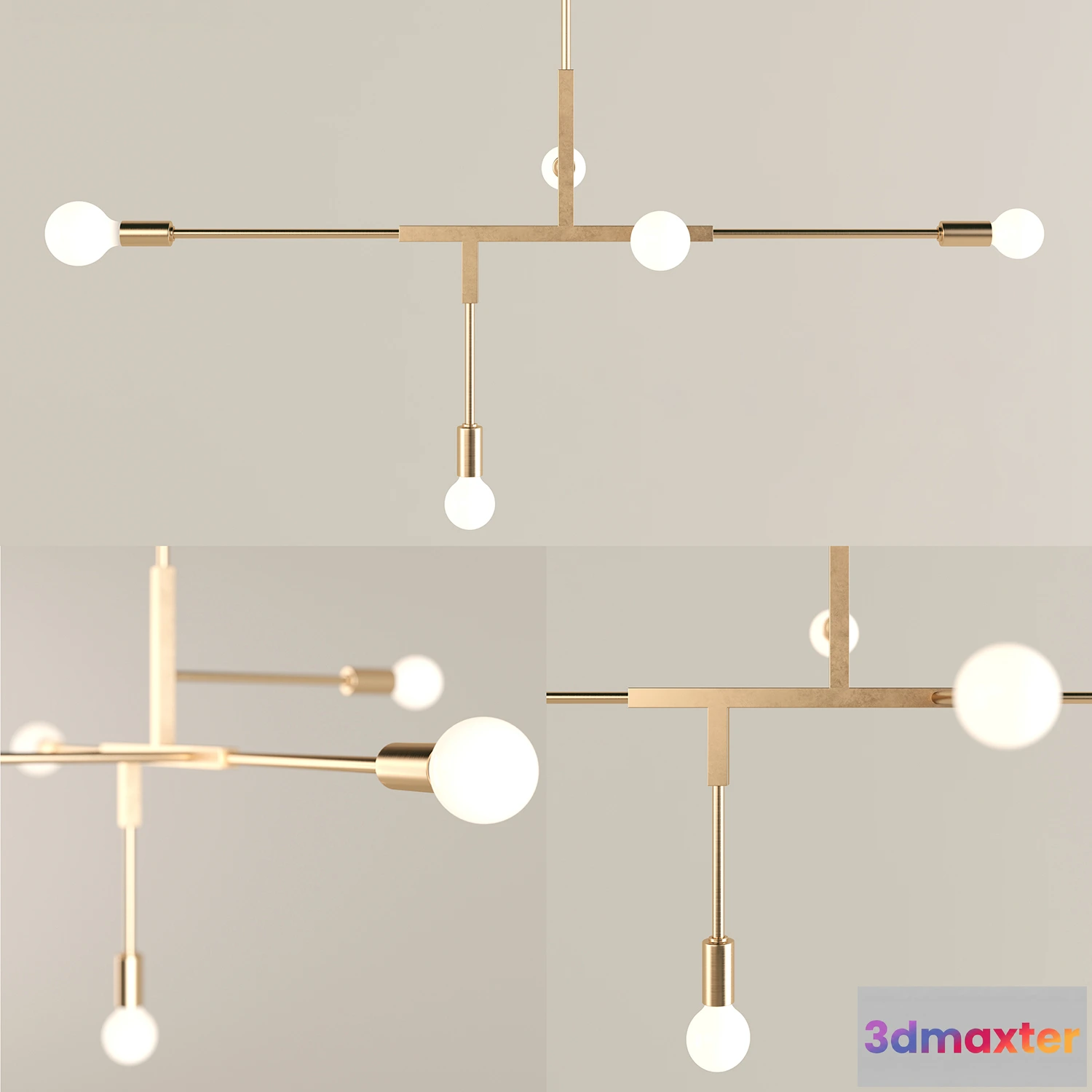 1653478 - lighting - Cliff Suspension Lamp 4 3D Max