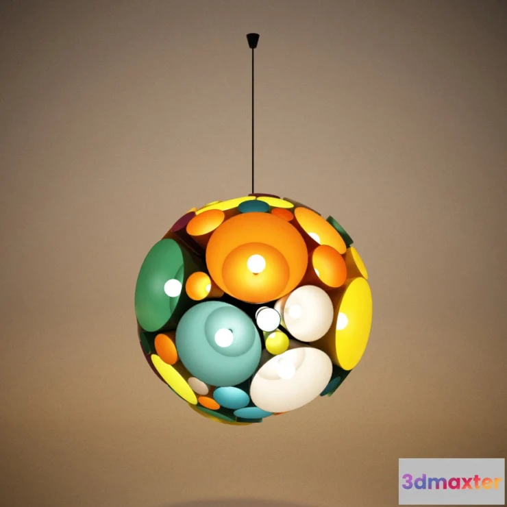 1653502 - lighting - Colorful lamp 07 3D Max