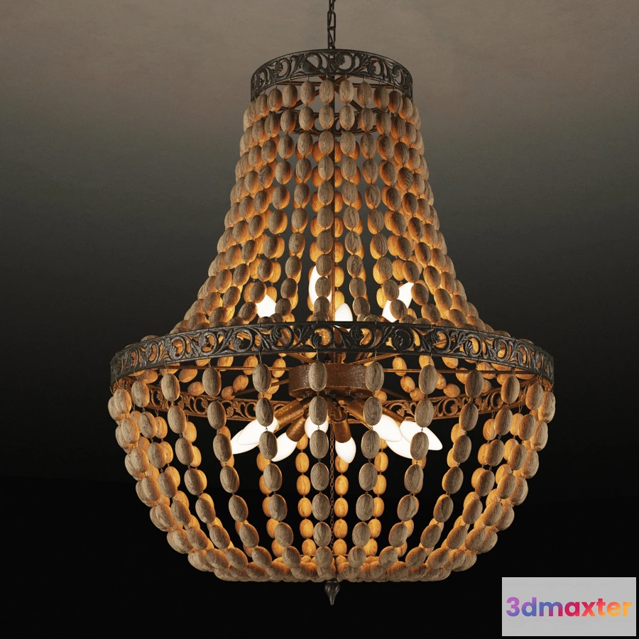 1653508 - lighting - Chandelier CH007-12-AKD 3D Max