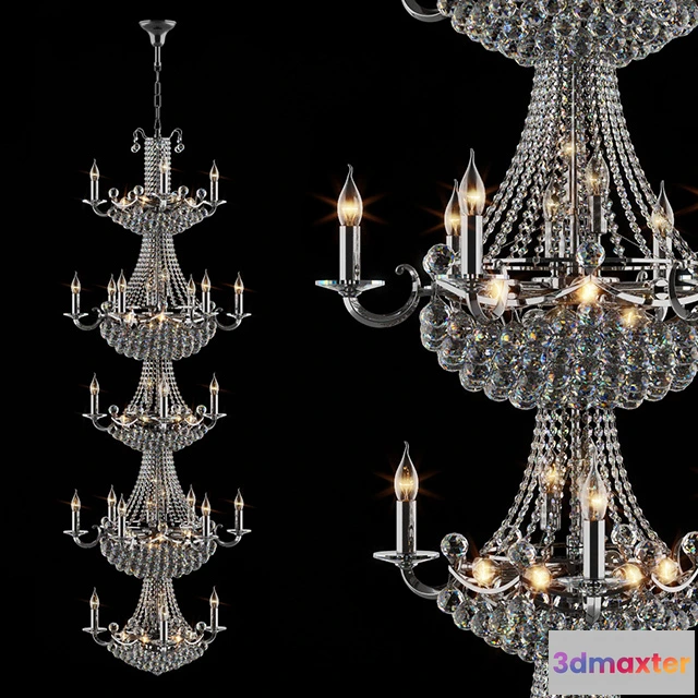 1653530 - lighting - Chandelier Cuerno 02 3D Max