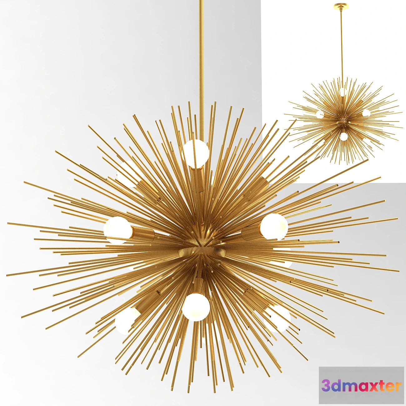 1653542 - lighting - Chandelier Arteriors Home Zanadoo 3D Max
